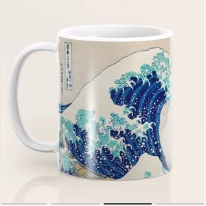 Society 6 Katsushika Hokusai Great Wave off Kanagawa Coffee Mug 11 Oz.